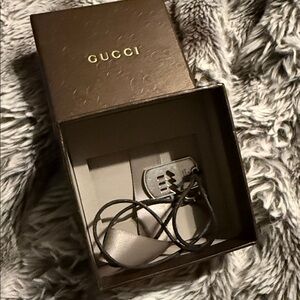 Gucci Constellation Virgo Sterling Silver 925 Dog Tag Necklace with Box